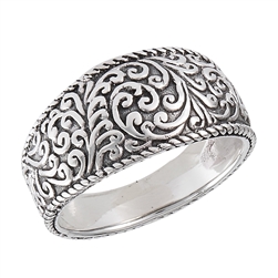 Heavy Tibetan Filigree Ring