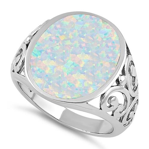 Extravagant White Opal