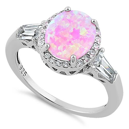 Dazzling Oval Pink Opal